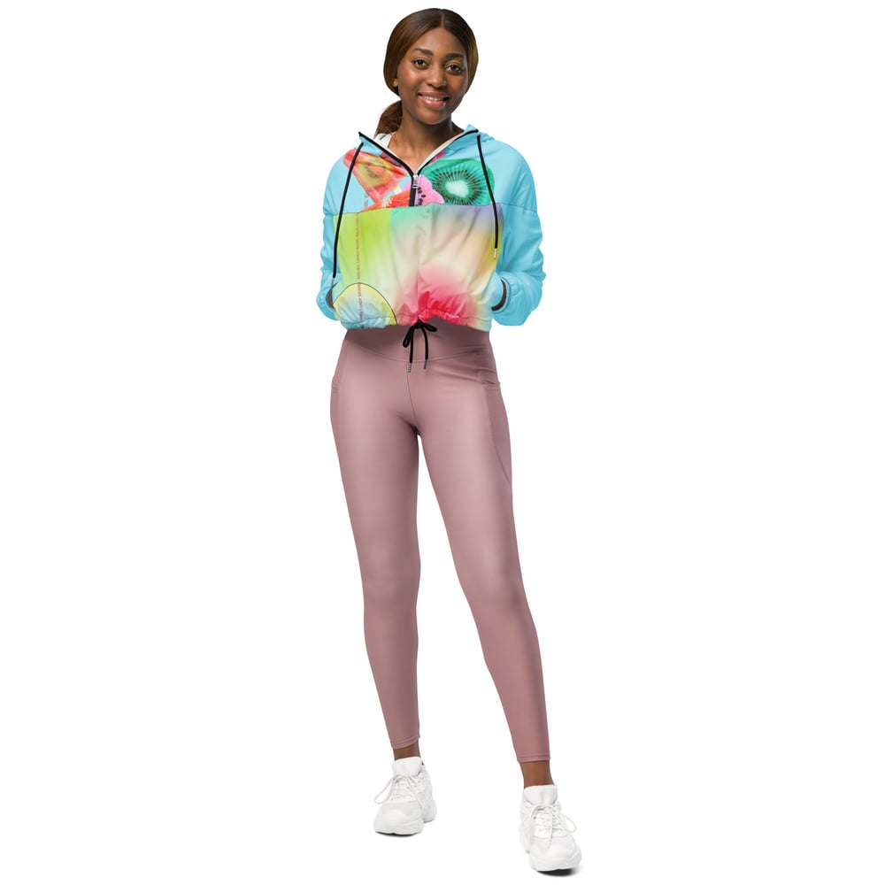 Image of Oh So Sweet cropped windbreaker