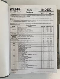 Image 3 of Kohler OHC / Command / Magnum / K-Series Service Manuals