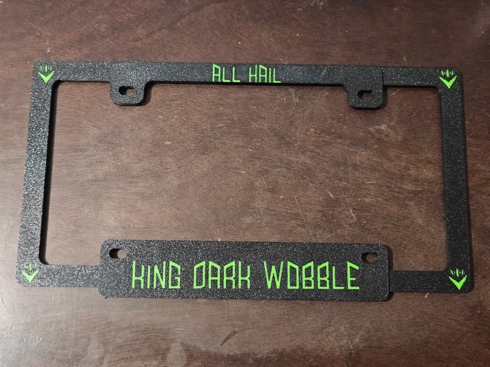 Image of 🛠️ Custom 3D Printed License Plate Frame – Personalized & Durable