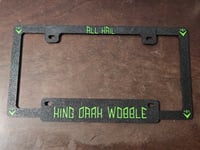 Image 1 of 🛠️ Custom 3D Printed License Plate Frame – Personalized & Durable
