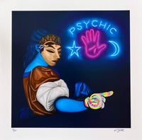 Psy Chic Girl Power Art Print 