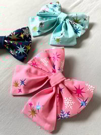 Image 3 of Christmas Stardust Sailor Bow / Bow Tie