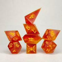 Image 1 of Burning Up<br>8 Piece Polyhedral Set