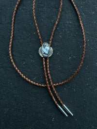Image 1 of White buffalo brass fan bolo