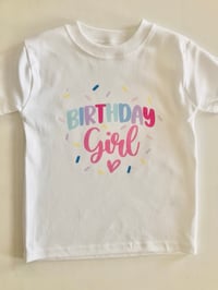 Image 2 of birthday girl tee 