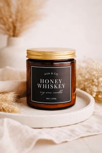 Honey Whiskey 8oz Candle
