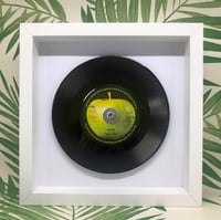 Image 1 of John Lennon, framed original 7" vinyl records