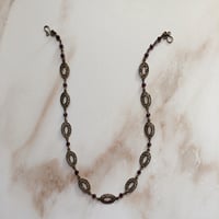 Image 3 of THE ‘LUCIA’ GARNET NECKLACE 