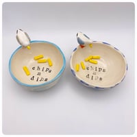 Image 2 of Mr Chips / Chips n dip sauce bowl 8 x 5 cm