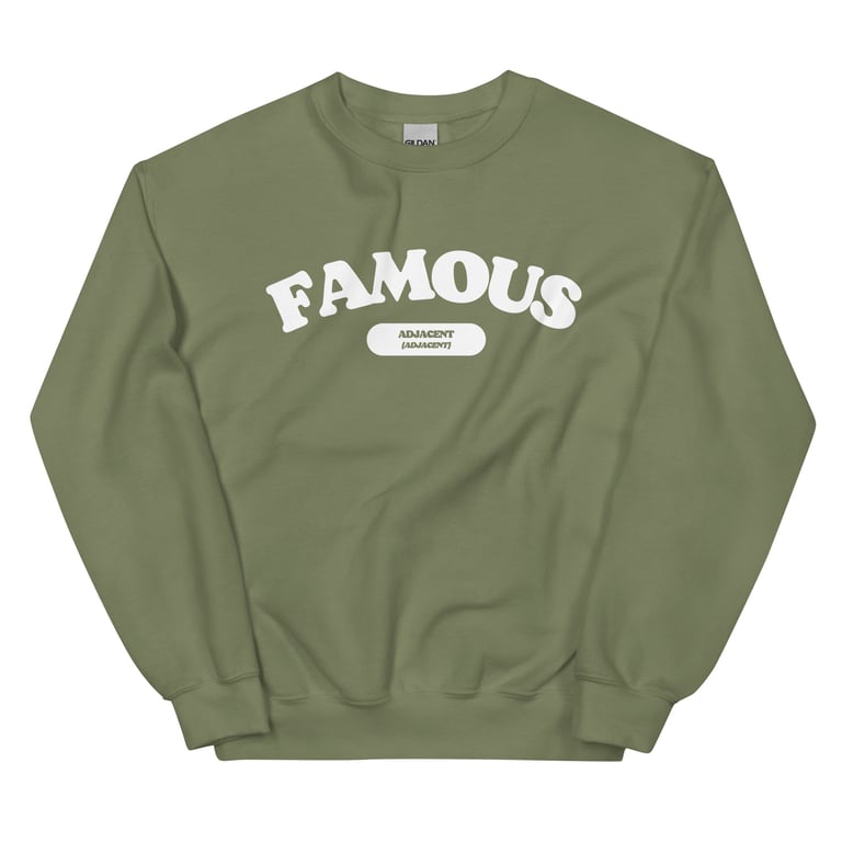 Famous Adjacent (Adjacent) (Simple Design) Sweatshirt Image 5