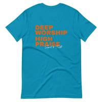 Image 1 of Deep Worship High Praise Blue/Orange Script