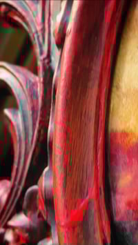 Image 8 of ‘THE VIRGIN MARY’ [ Unique Oval Print - { 1/1 } ] - Hand Embellished Museum Archival Print