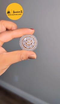 Image 4 of Janette_American Diamond Adjustable Ring