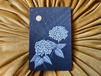 "Moonlit Hydrangeas" Mini Print
