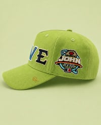 Image 2 of PRE-ORDER John XV:XII “LOVE” Hat (Matcha)