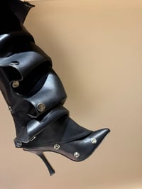Image 10 of BLACK BUTTON ME BOOT