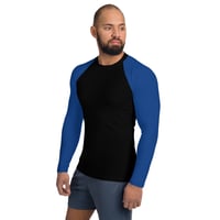 Image 3 of Enigma Blue Men's Rash Guard  
