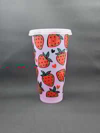 Image 1 of Strawberries Color Changing Cup