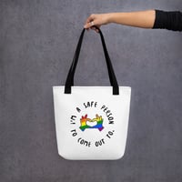 You can come out to me Tote bag