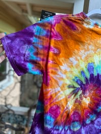 Image 5 of SMALL MILF Man I Love Frogs Tie Dye Shirt H23