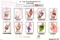 Image 1 of Hands Sticker Sheet 