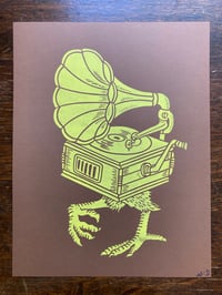 Image 1 of 'Swan Song' blockprint