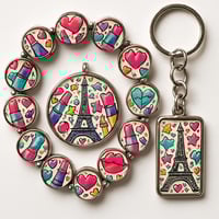Image 4 of LIPSTICK DREAM PARIS EDITION BEADS AND CHARMS PACK 