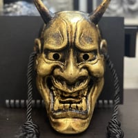 Image 1 of CUSTOM MASK - Hannya - Gold Leaf