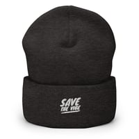 Image 3 of Save the Vibe Cuffed Beanie