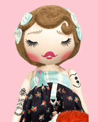 Image 1 of RESERVED FOR DEBBYE STAY SI AWARENESS MEDIUM ART DOLL