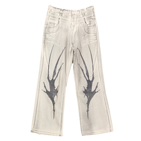 Image of ÒLĮNE - Claw Jeans (Dirty White)