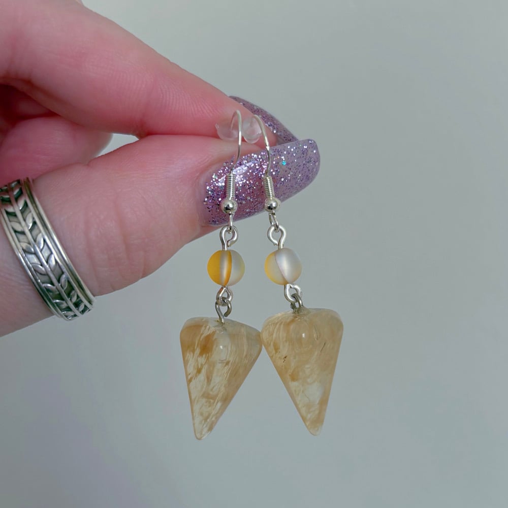 Image of citrine earrings