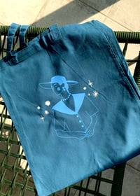 Image 1 of Tote bag Dame chapeau 