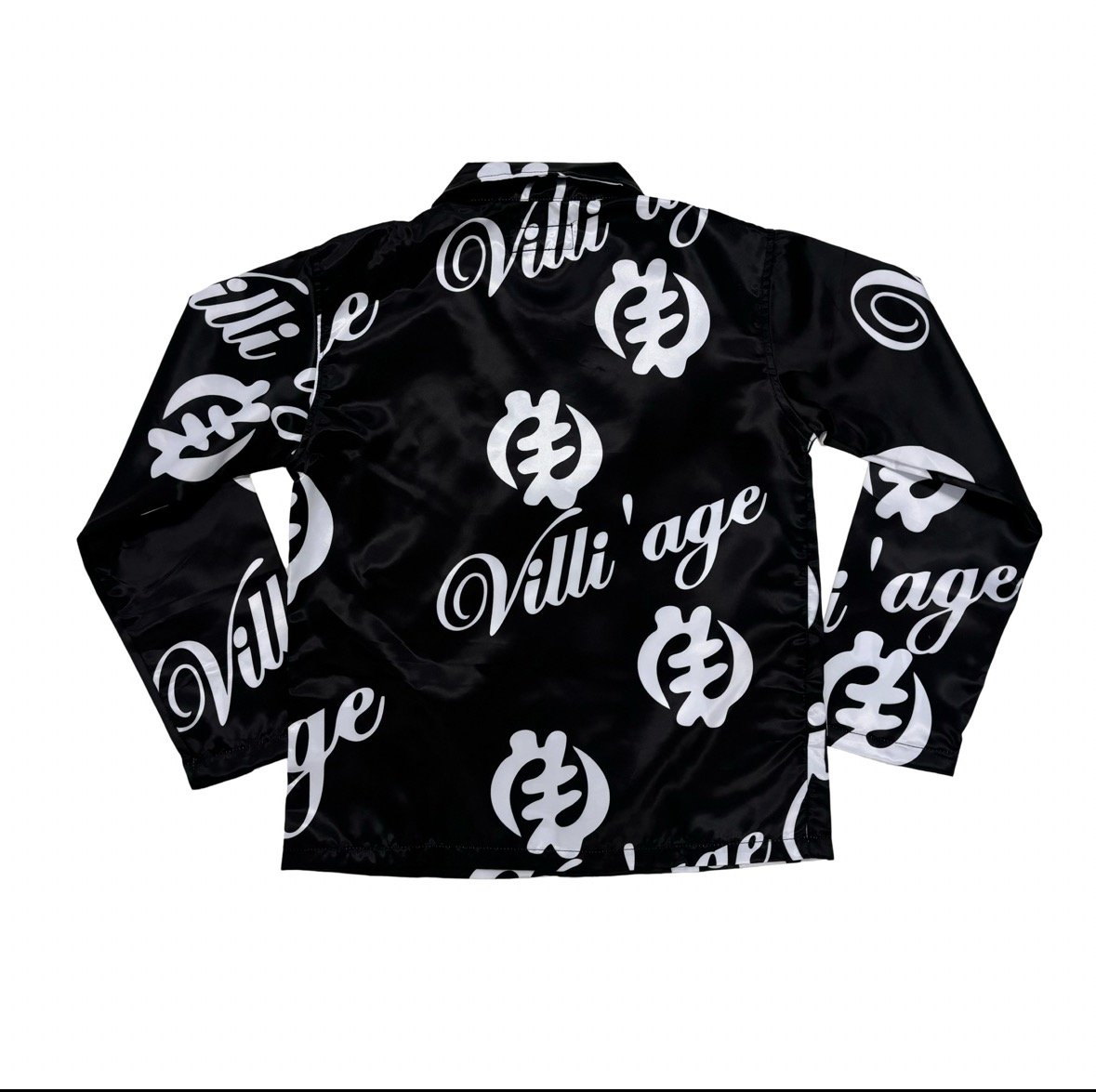 Black/White Villi'age Men's Shirt | Ashanti Beads Black/White Villi'age Men's Shirt | Ashanti Beads