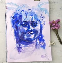 Image 5 of Original art, Rings of Power, Poppy, Gift print sketch 