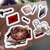 Image 2 of Ferret Familiar Sticker Sheet