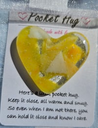 Image 2 of Pocket Hug – Fused Glass Heart Gift
