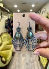 Art Deco Labradorite Earrings