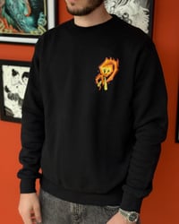 Image 2 of Two flames crewneck 