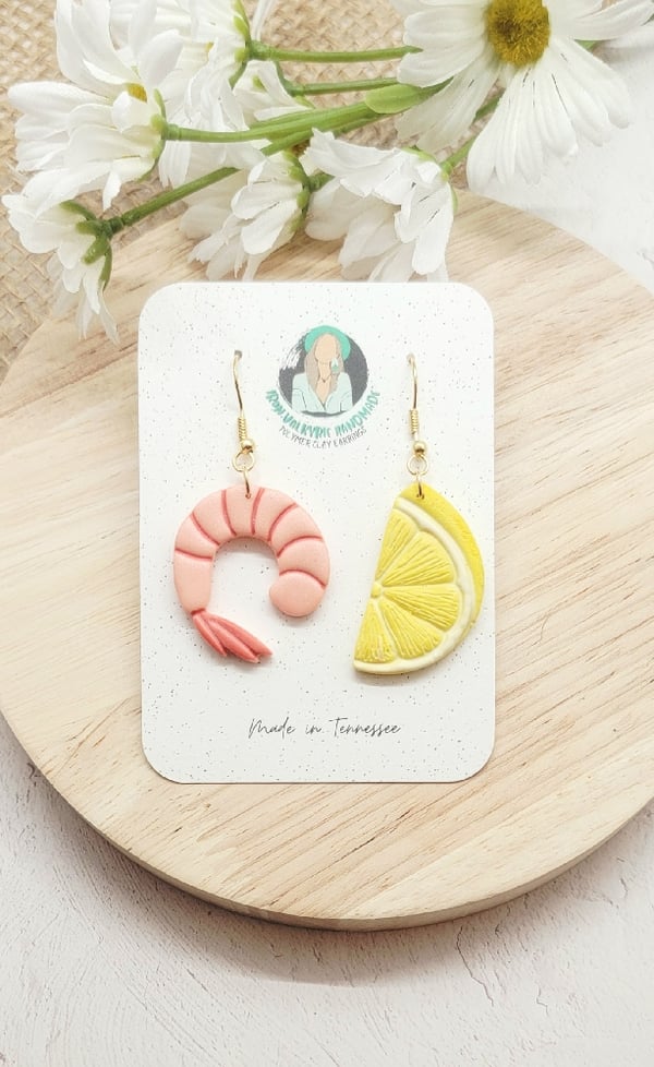 Image of Citrus + Shell Dangles