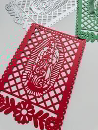 Image 2 of Virgen papel picado metal diecut 