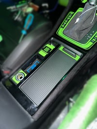Image 2 of X1 Vw Golf Mk7/7.5 Cup Holder Surround Trim Overlay Sticker 