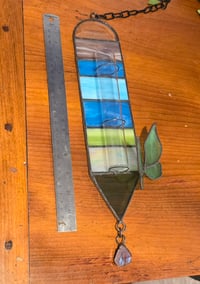 Image 5 of Extra large stained glass propagation station/flower vase