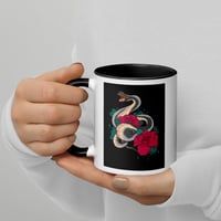 Snake Tattoo Mug with Color Inside