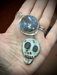 Image 2 of Stone and Skull Necklace