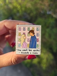 Image 2 of Watch Me Polaroid Enamel Pin | Shatter Me