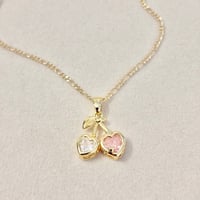 Image 1 of Pink Cherry Necklace
