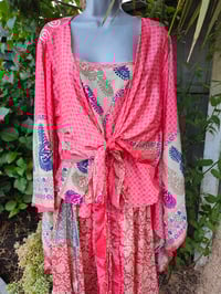 Image 16 of Kimono and cami set -peach reduced for marks on it