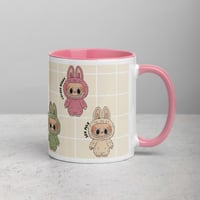 Image 3 of Macaron monsters inspired Mug with Color Inside