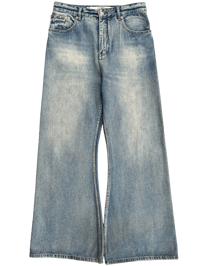 Image 1 of MM6 Margiela Wide Leg Flare Jeans - 32